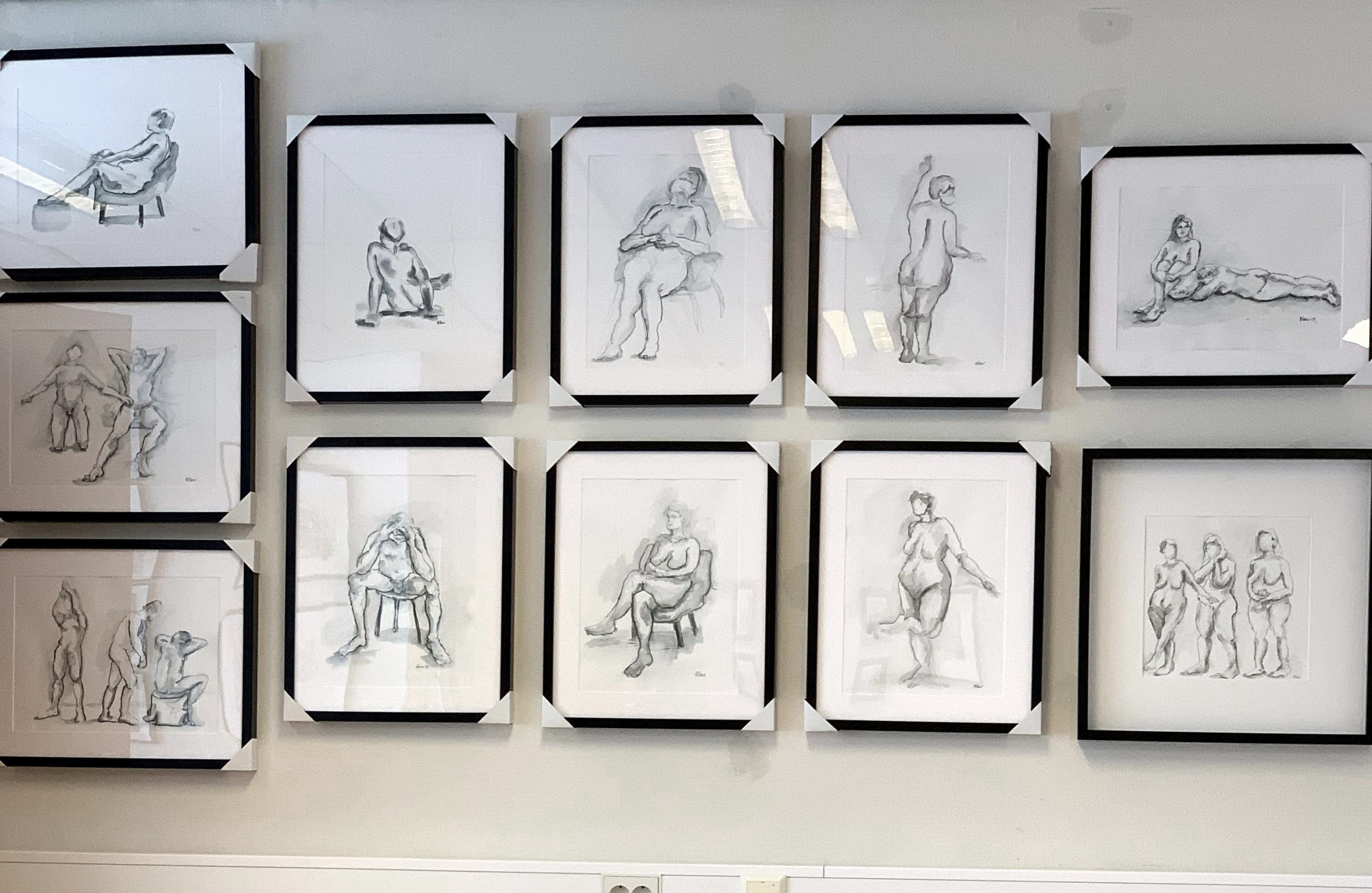 Akvarell original - croquis - Image 7