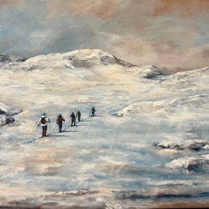 Fjellet viser vei - maleri