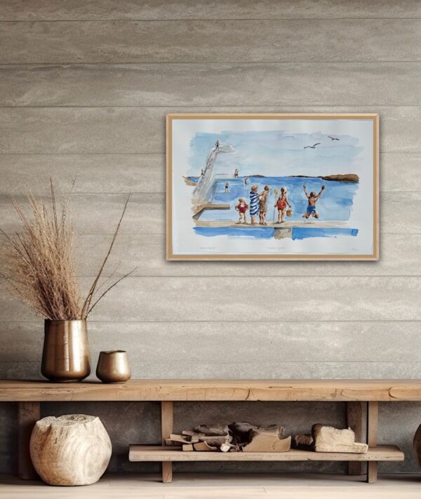 Sommer sprell - akvarell original - Image 3