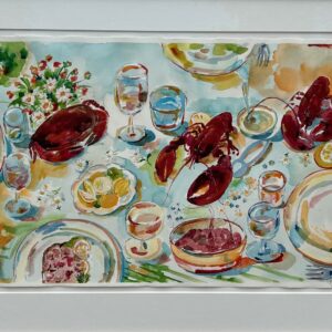 Sommerstemning - Akvarell original