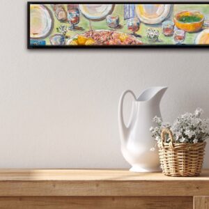 Skalldyrsbord I - maleri